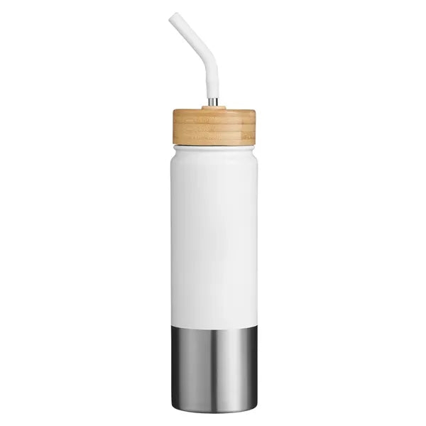 Econscious Playa 24 oz Stainless Steel Tumbler With Bambo...