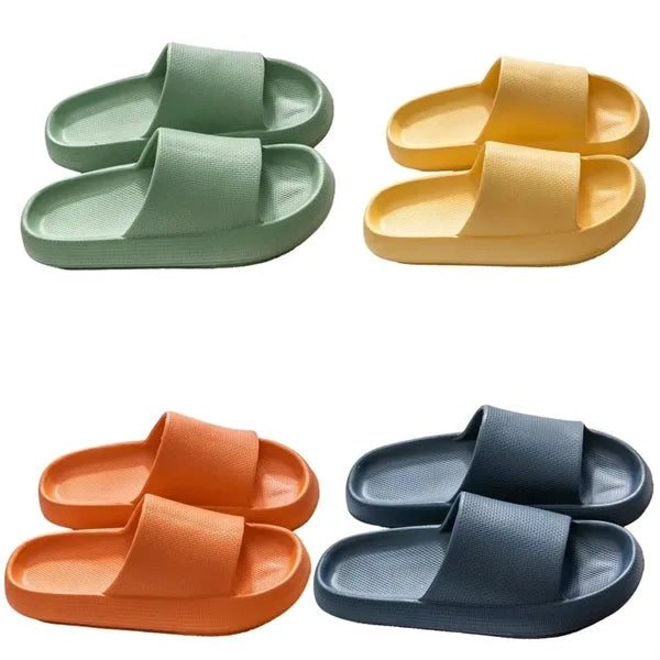 Pillow slippers, sandals; super cushioned; thick-soled