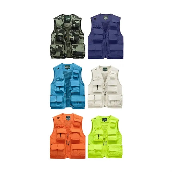 Breathable Multi-Pocket Quick-Dry Lightweight Outdoor Vest