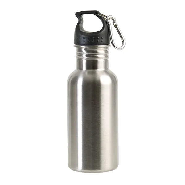 17 oz Stainless Steel Adventure Water Bottle With Carabiner