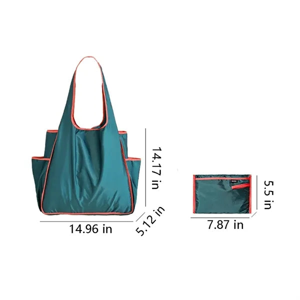 Foldable waterproof shopping bag
