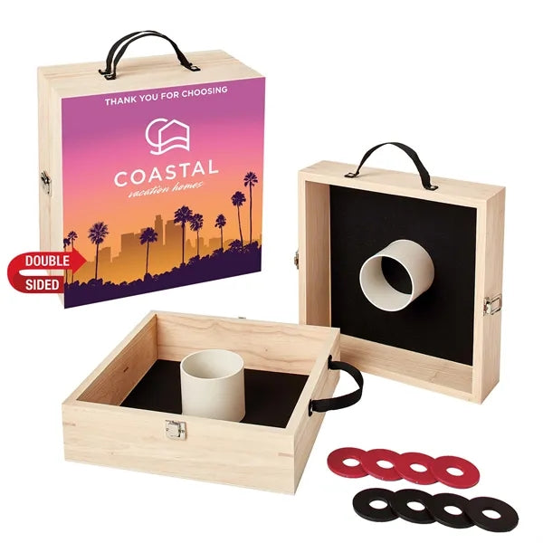 Washer Toss Game Double-Sided with 8 Washers