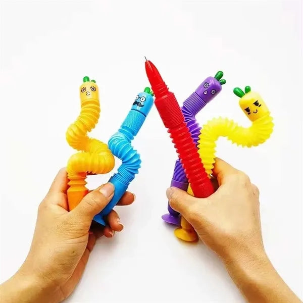 Students suction spring retractable novelty ballpoint pen