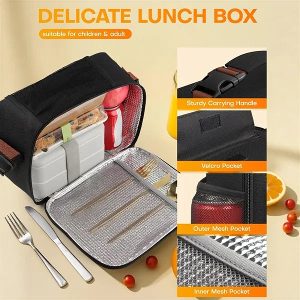 Large Capacity Insulated Lunch Bag