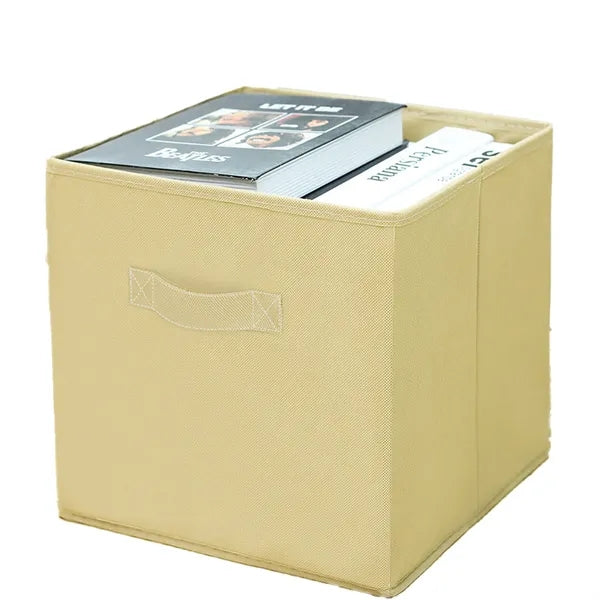 Collapsible Fabric Storage Cubes with Handles