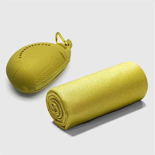 Whale Shape Quick Dry Cooling Sports Towel Free Shipping