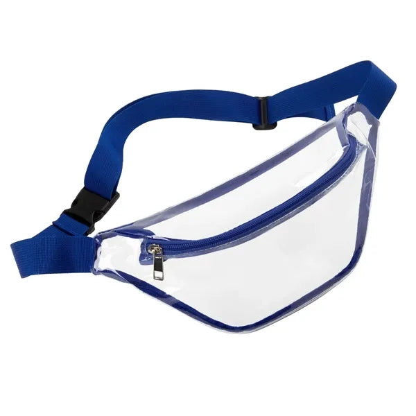 Clear PVC Waist Sling Crossbody Bag