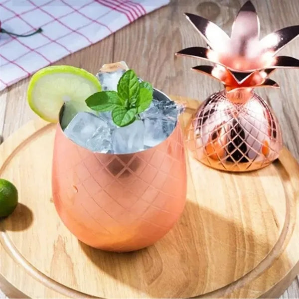 16Oz. Elegant Pineapple Shaped Drink Tumbler
