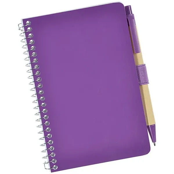 Tacoma Spiral Notebook with Pen - 5" x7"