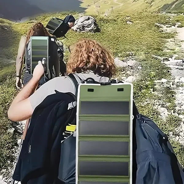 Foldable solar lamp