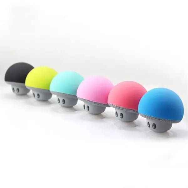 Compact Mini Mushroom Shaped Speaker Phone Stand Suction Cup