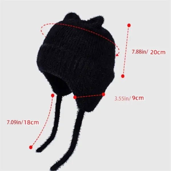 Children's winter outdoor warm Knitted Wool Hat