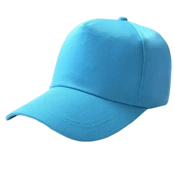 Cotton Solid Color Baseball Cap - Classic Adjustable Hat