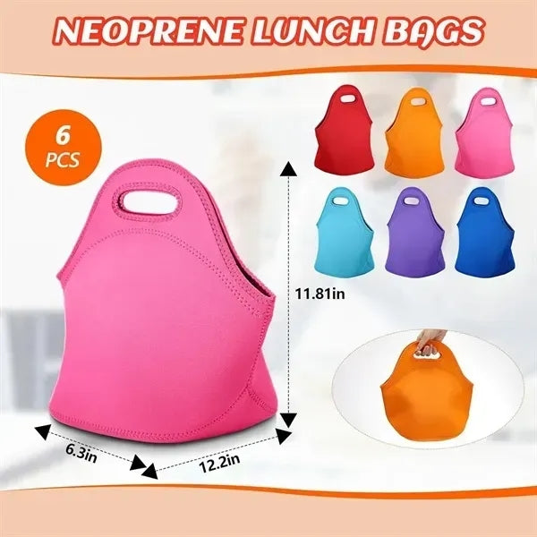Portable Lunch Bag with Handle - Convenient Storage Solution