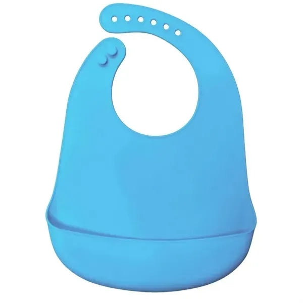 Silicone Baby Bib - Food-Safe Catch-All Design