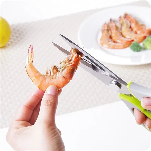 Stainless Steel Magnetic Kitchen Scissors - Removable Design