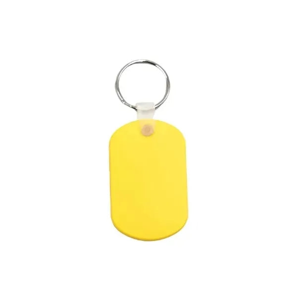 Waterproof Personalized PVC Keychain - Custom Key Ring