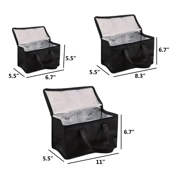 Insulated Food Delivery Bag - Heat Resistant Thermal Carrier