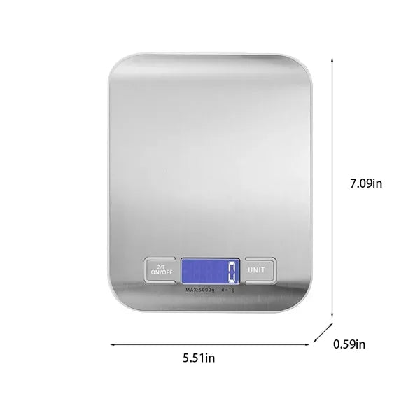 Food Scale, Perfect For Meal Prep, Cooking, And Baking