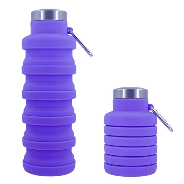 16.9oz Silicone Collapsible Water Bottle