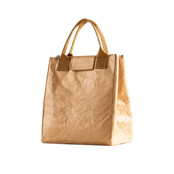 Retro Paper Lunch Tote Bag