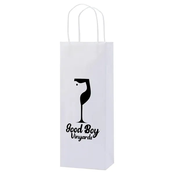 White Kraft Shopping Bag