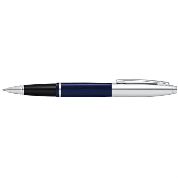 Cross Calais Rollerball Pen - Chrome and Blue Lacquer