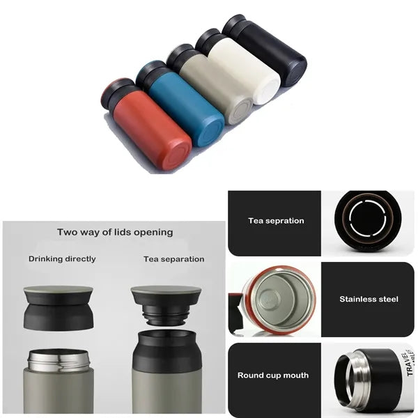 Vacuum Insulated Stainless Steel Travel Tumbler 12 oz