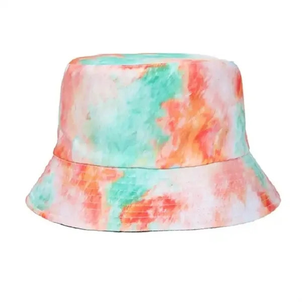 Sublimation Tie Dye Reversible Polyester Bucket Hat