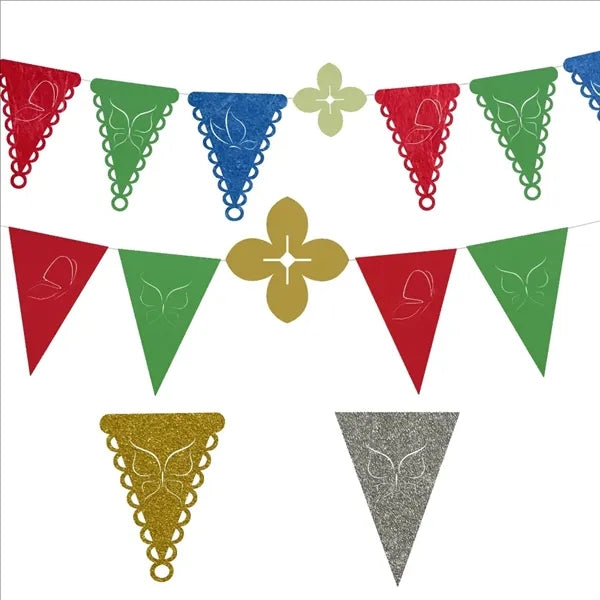 Decorative String Flags For Event Venue Setup