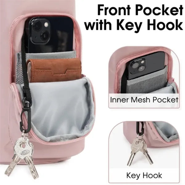 Portable Polyester Insulated Water Bottle Sleeve With Strap