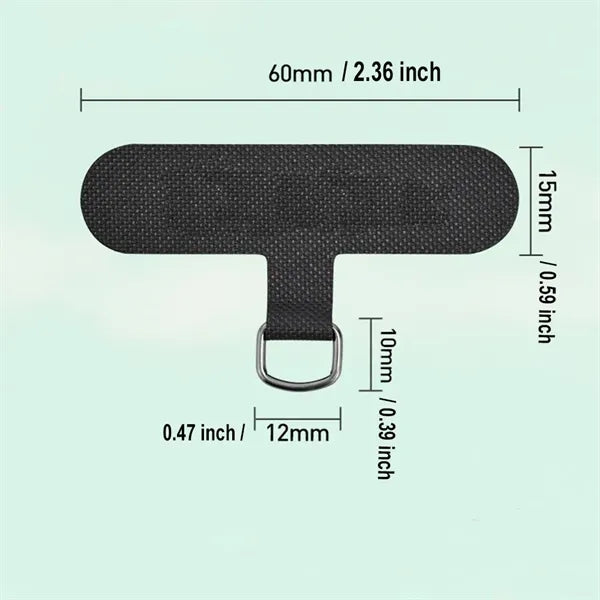 Phone Lanyard Patch Pad Tether Tab