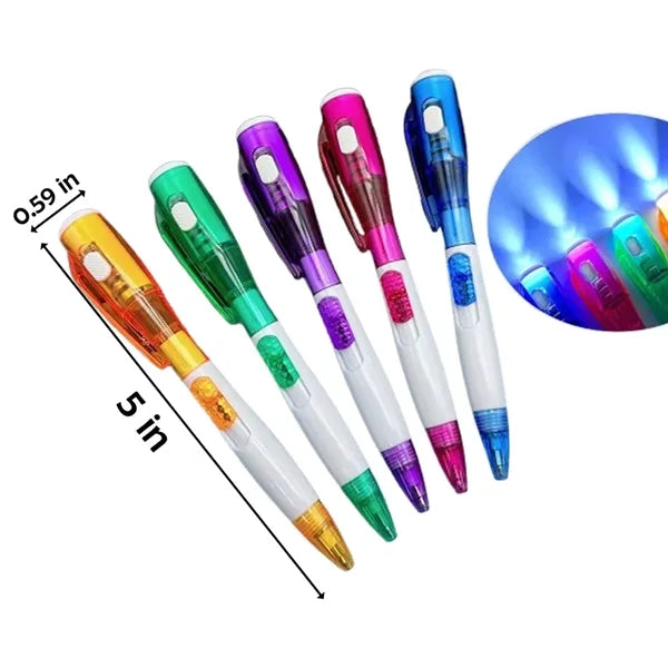 Bright Compact LED Illuminated Ballpoint Pen