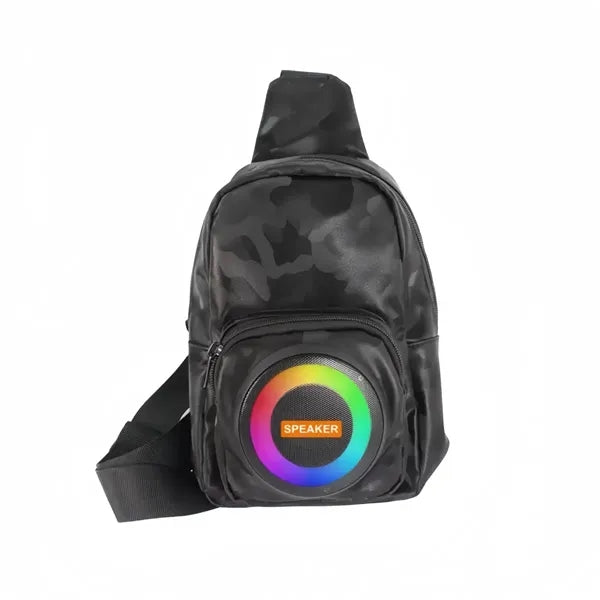 Multifunctional speaker backpack