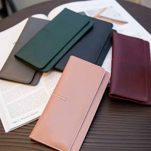 Leather Bifold Wallet Multiple Card Holder Free Shipping