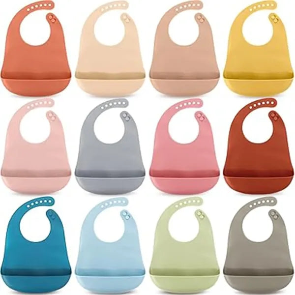 Unisex Silicone Baby Bibs