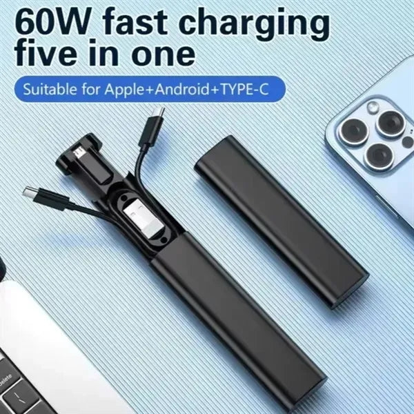 5 in 1 Multi USB Charging Adapter Cable Kit