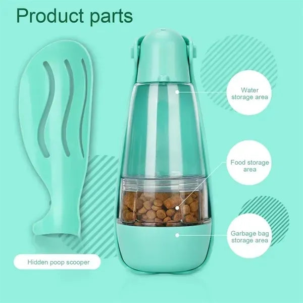Dog Drinking Bottle, Food Storage Container