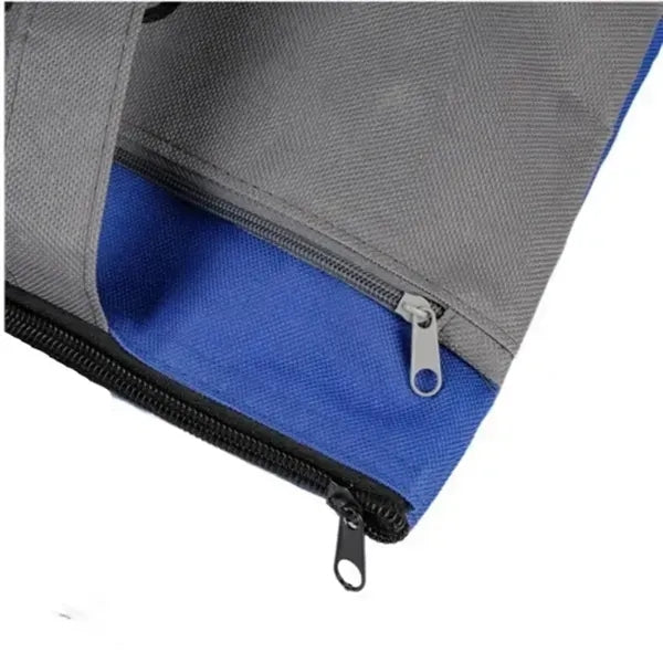 Zippered Grocery Tote Bag