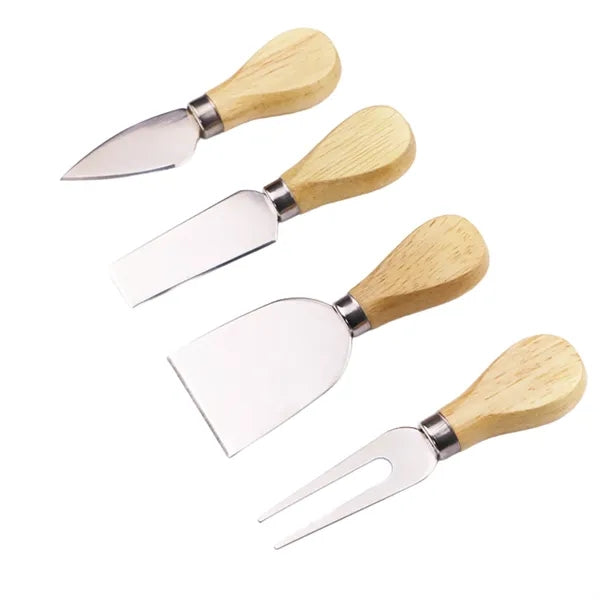 Stainless Steel Cheese Knife And Fork Gift Set