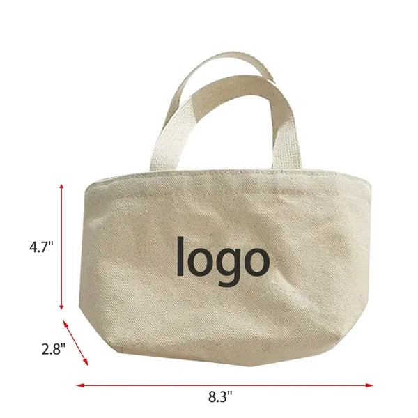Minimalist Letter Tote Bag Simple Canvas Handbag