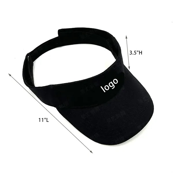 Pure Cotton Open-Top Embroidered Logo Print Cap