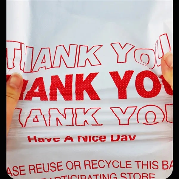 Plastic T Shirt Bag With Handle For Shopping