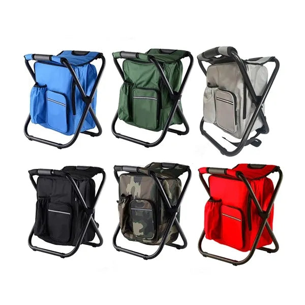3-in-1 Lightweight Insulated Cooler Foldable Backpack Chair