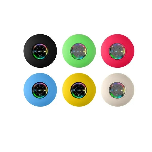 Bluetooth 5.3 LED Lights Suction Cup HD Sound Shower Speaker