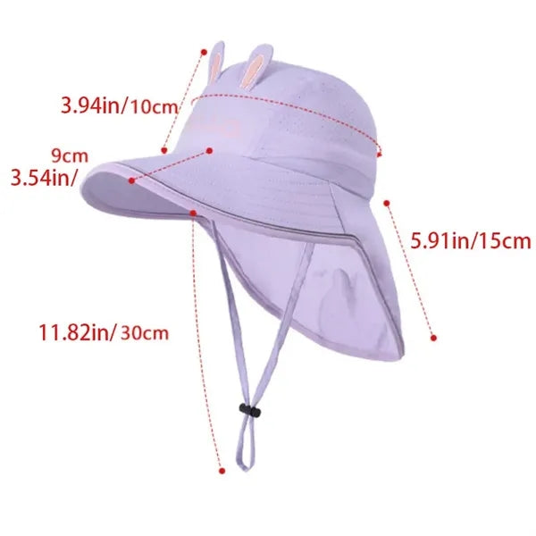 Children's cartoon cute sun shading fisherman hat