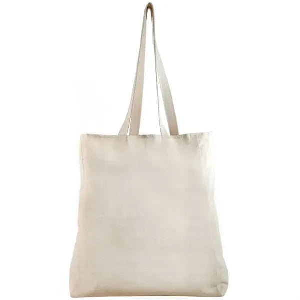 Full Side Gusset Cotton Tote, with Cotton Handles & Liner