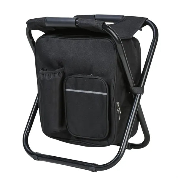 2 in 1 Portable Outdoor Cooler Backpack Camping Chair