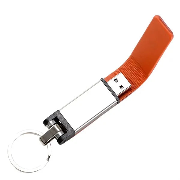 Waterproof High-Speed Transfer Leather-Case USB Flash Drive