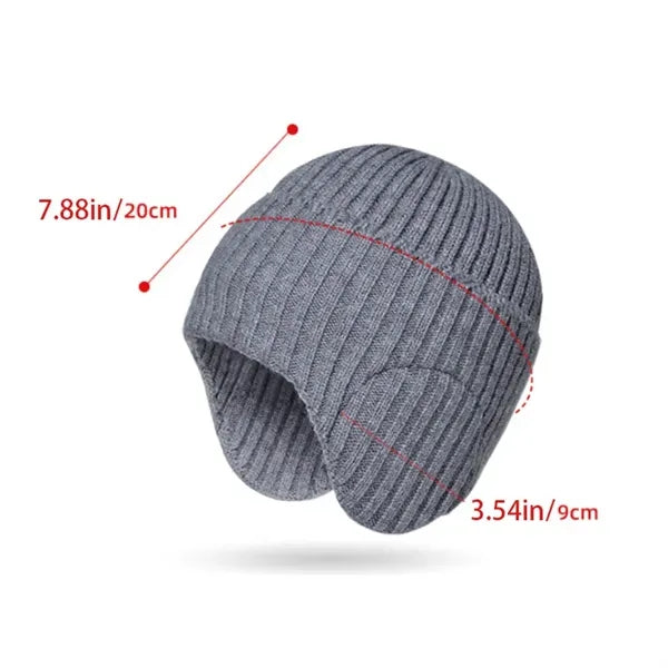 Winter outdoor warm knitted hat for both men and women